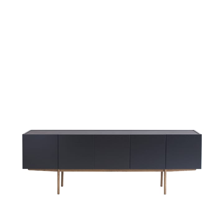Luc Deluxe 200 skjenk - char grey, ben p4, limestone - Asplund
