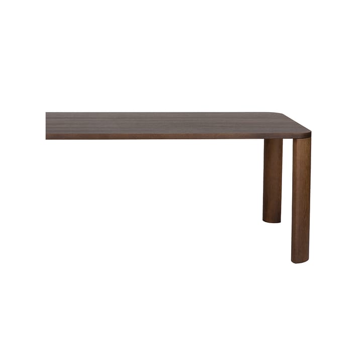 Moci spisebord, Kastanjefarget belegg, 280x95 Asplund