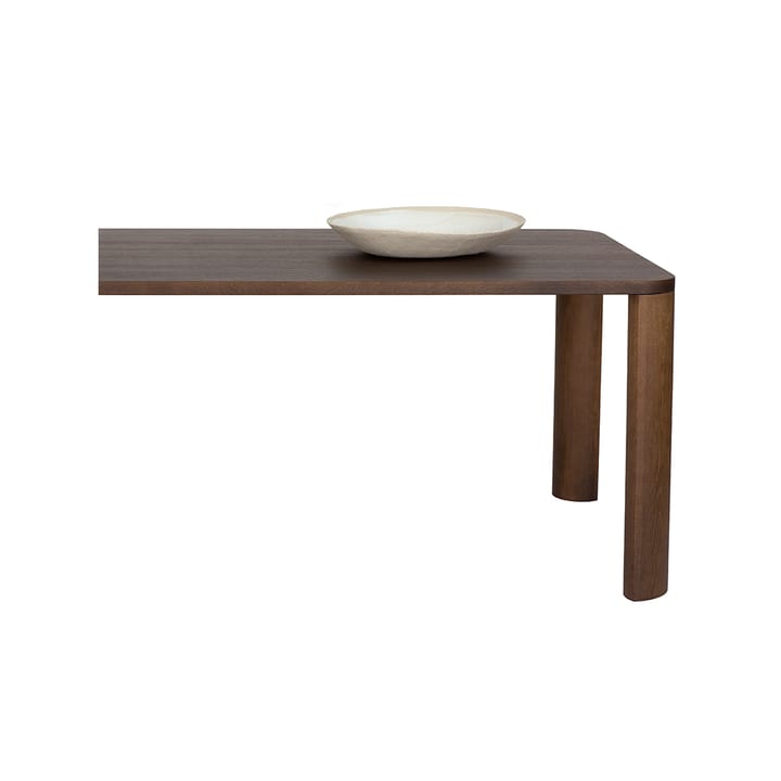 Moci spisebord, Kastanjefarget belegg, 280x95 Asplund