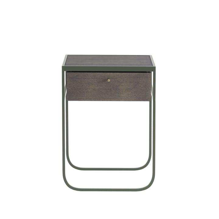 Nati Tati Drawer nattbord - green khaki, røkt eik - Asplund