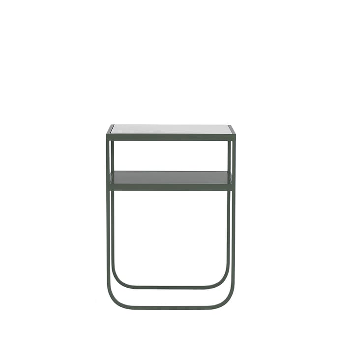 Nati Tati High konsollbord - marmor carrara, stativ green khaki - Asplund