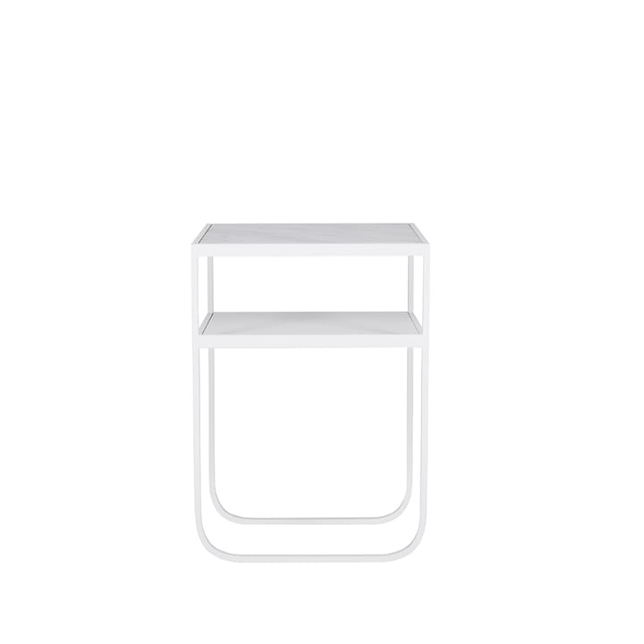 Nati Tati High konsollbord - marmor carrara, stativ white - Asplund