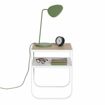 Nati Tati nattbord - marmor hvit, green khaki stativ - Asplund