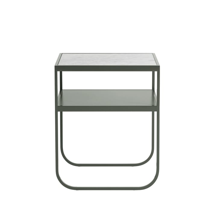Nati Tati nattbord - marmor hvit, green khaki stativ - Asplund