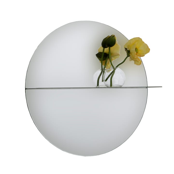 Otto speil, green khaki, small, klart spegelglas Asplund