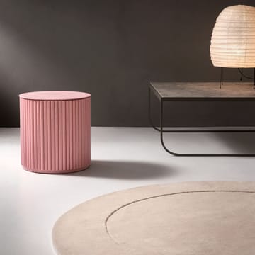 Petit Palais sidebord - dusty pink, h42, topp carraramarmor - Asplund