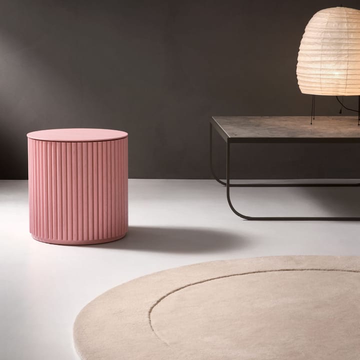 Petit Palais sidebord, dusty pink, h42, topp carraramarmor Asplund