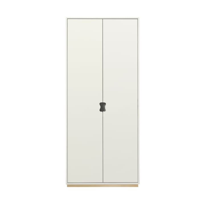 Snø F høyskap - white, bjørkesokkel, dyp 30 cm - Asplund