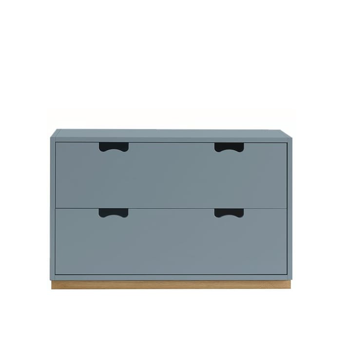 Snö A2 kommode - nordic blue, eiksokkel - Asplund