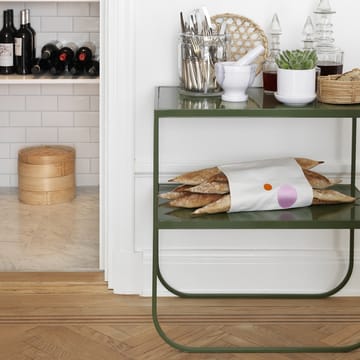 Tati console 120 konsollbord - eik hvitpigment, hvitt stativ, 120 - Asplund