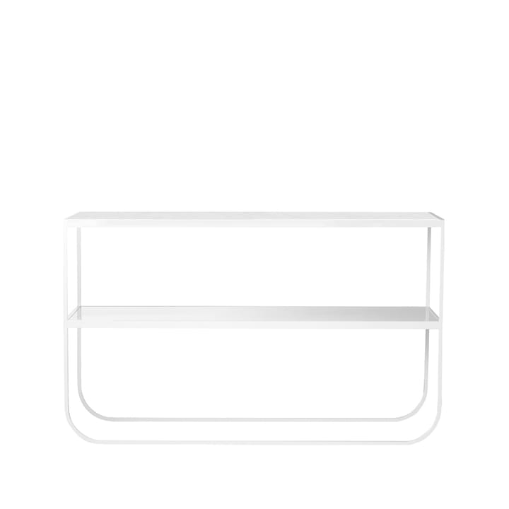 Tati console 120 konsollbord - marmor hvit, hvitt stativ, 120 - Asplund
