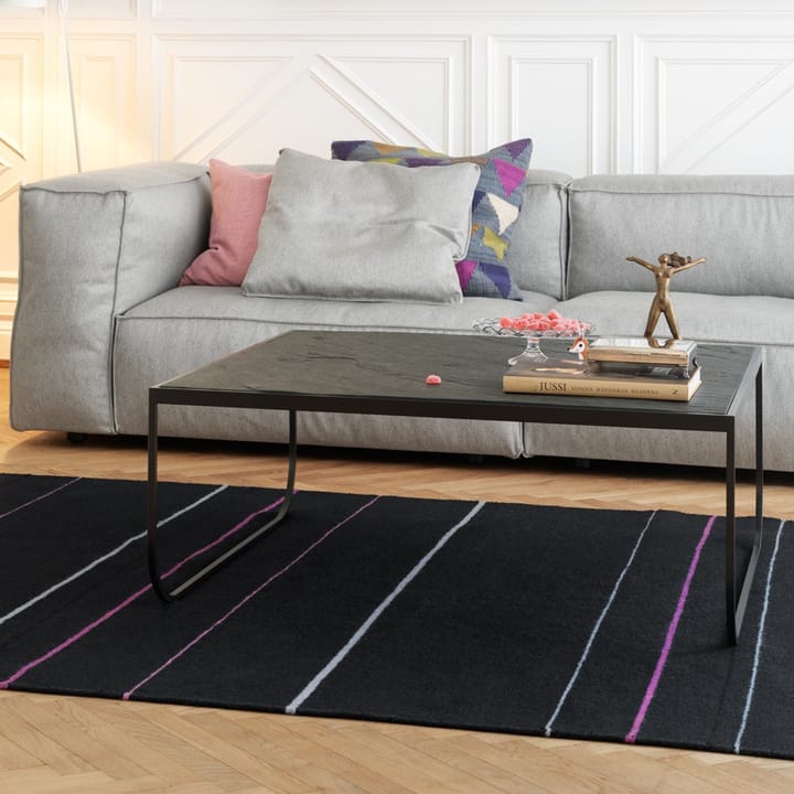 Tati High sofabord, marmor hvit, char grey stativ Asplund
