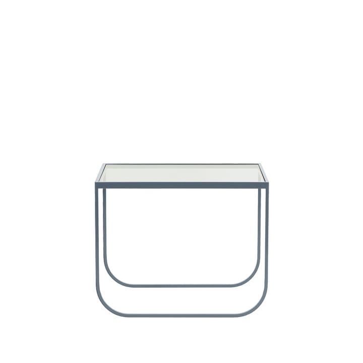 Tati Lounge High sofabord - glass, nordic blue - Asplund