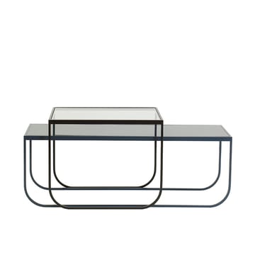 Tati Lounge High sofabord - glass, white - Asplund