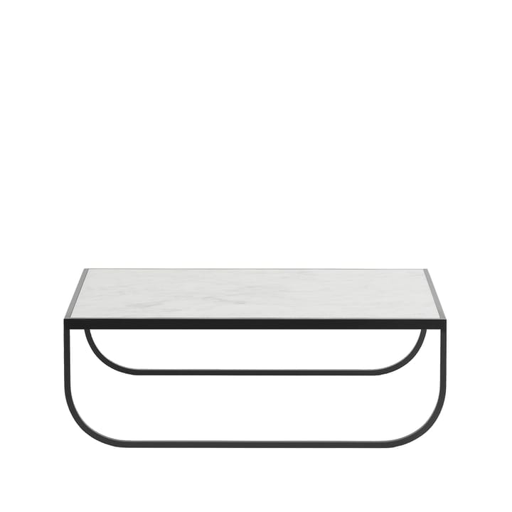 Tati Low sofabord - marmor hvit, char grey - Asplund