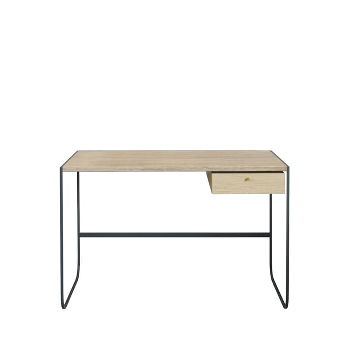 Tati skrivebord - vitbeiset p2 skuff-s.greystativ - Asplund