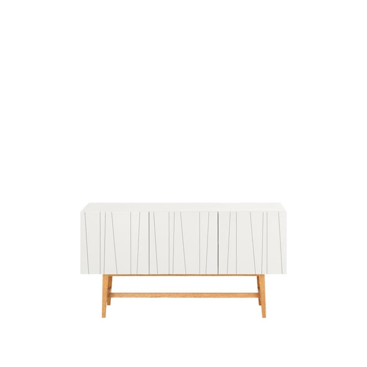 Vass 40 135 sideboard - white, hvit eik p2 understell - Asplund