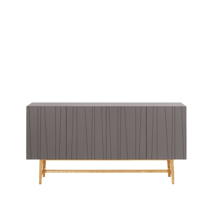 Vass 60 180 sideboard - storm grey, hvit eik p2 stativ - Asplund
