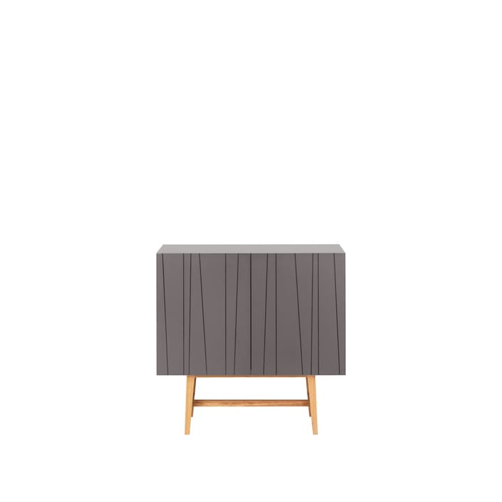 Vass 60 90 sideboard - storm grey, hvit eik p2 stativ - Asplund