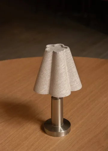 Admiral bærbar bordlampe - Chrome-linen, 27 cm - Audo Copenhagen