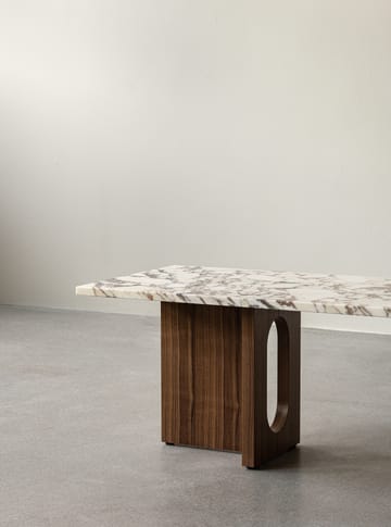 Androgyne Loungebord - Dark st. oak-Calacatta viola - Audo Copenhagen