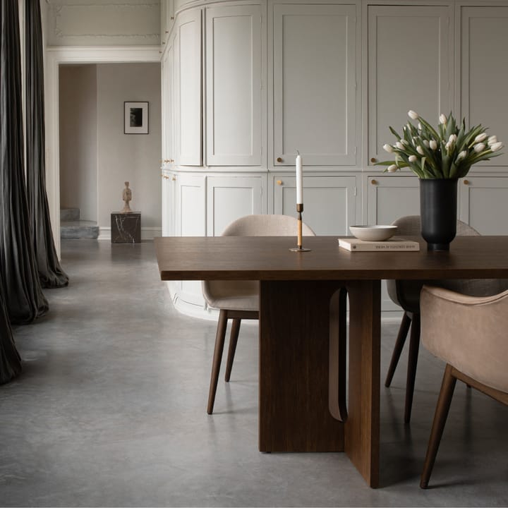 Androgyne Rectangular spisebord, oak dark stained, 210 x 109 cm Audo Copenhagen