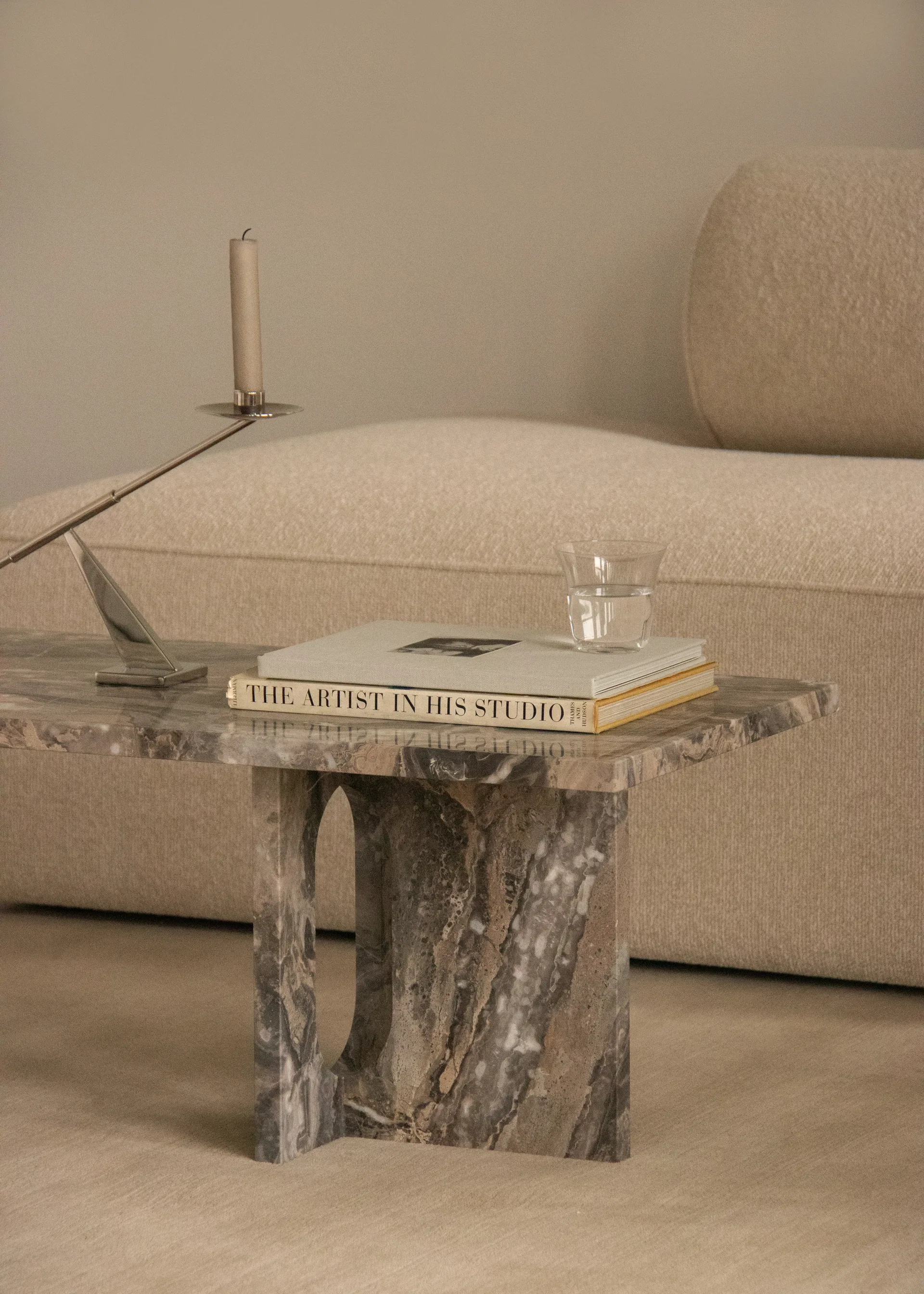 Androgyne salongbord 45x120 cm, Grey galaxy-grey galaxy Audo Copenhagen