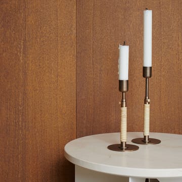 Androgyne sidebord - marble ivory, ø 42 cm, ivory stålstativ - Audo Copenhagen