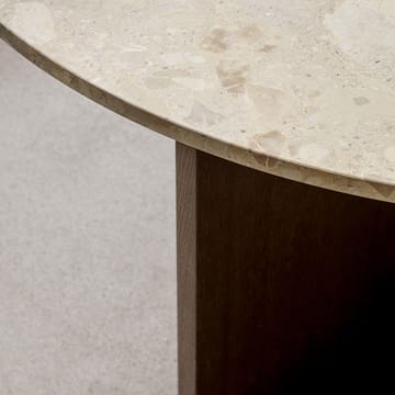 Androgyne spisebord - sand stone, ubehandlet eikestativ - Audo Copenhagen