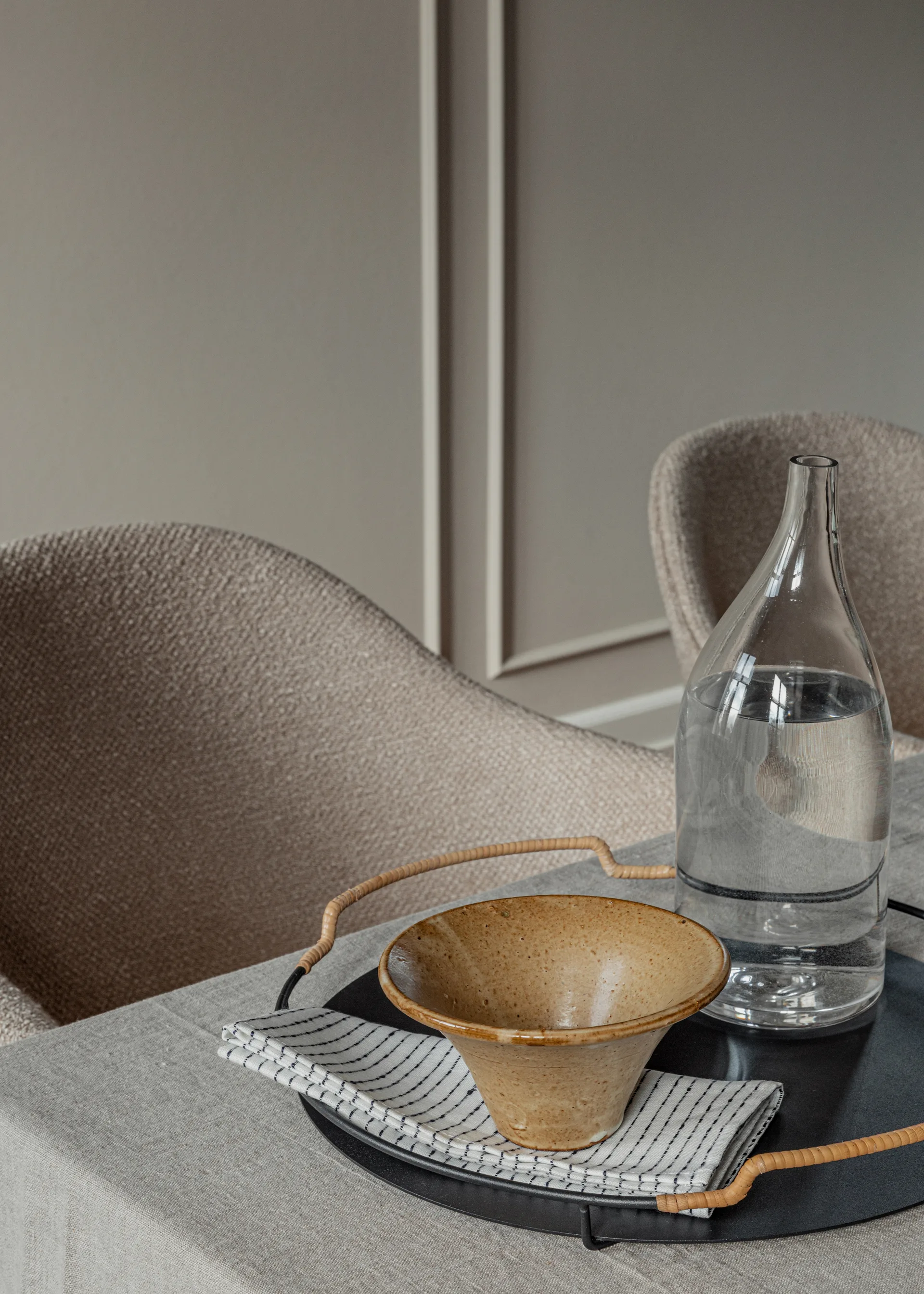 Balcony serveringsbrett Ø 36,5 cm, Sort Audo Copenhagen