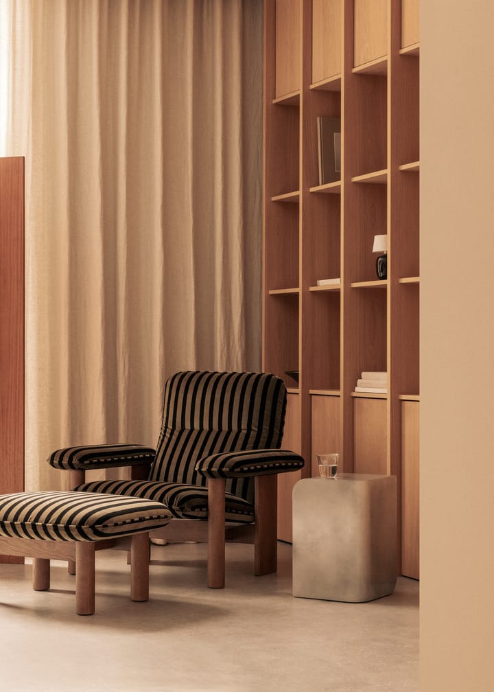 Brasilia lenestol, Walnut-Cabanon soft Audo Copenhagen