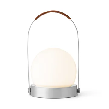 Carrie portabel bordlampe - Børstet aluminium - Audo Copenhagen