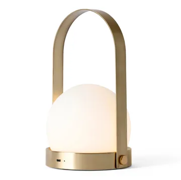 Carrie portabel bordlampe - børstet messing - Audo Copenhagen