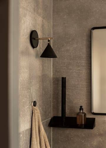 Cast Sconce vegglampe diffuser fast installation - Black - Audo Copenhagen