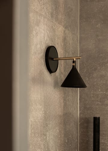 Cast Sconce vegglampe diffuser fast installation - Black - Audo Copenhagen