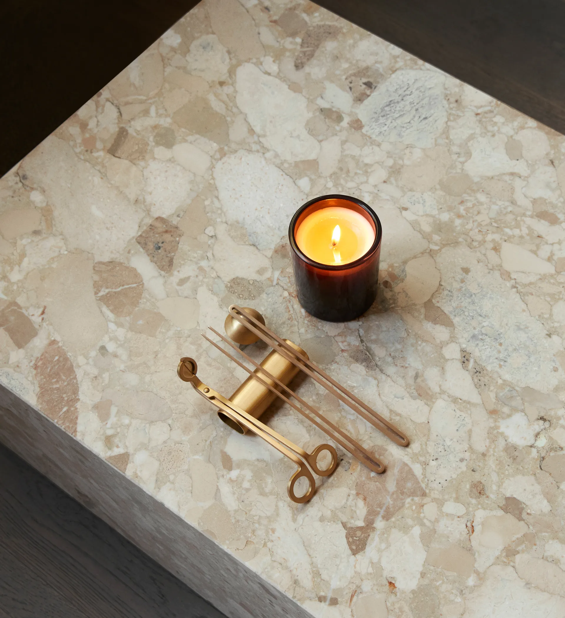 Clip care sett lys 4 deler, Messing Audo Copenhagen