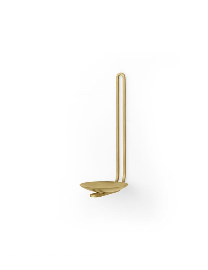 Clip telysholder vegg 20 cm, Messing Audo Copenhagen