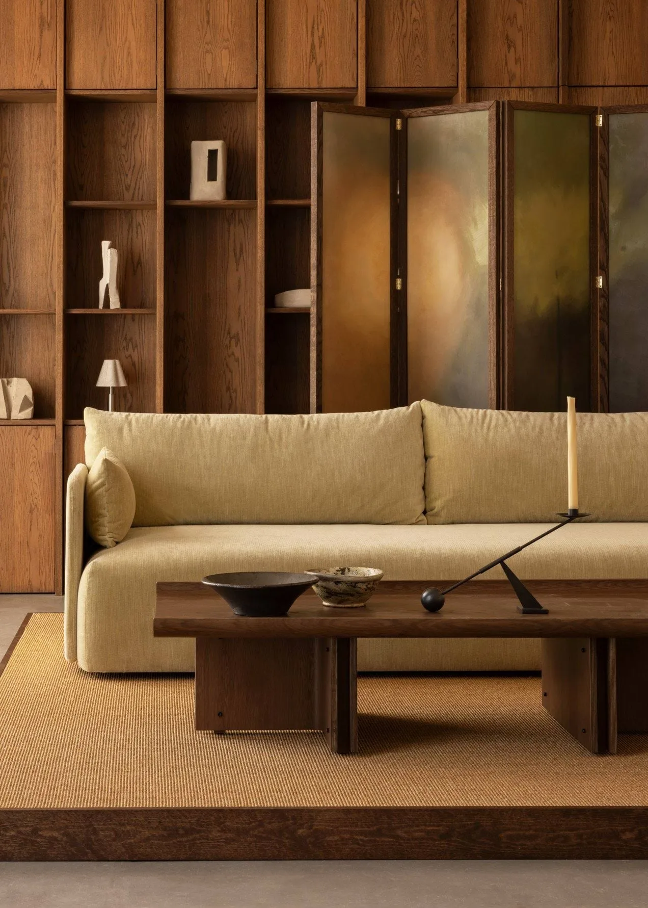 Conrad Lounge Table eik, Mørkbeiset eik, 149x74 cm Audo Copenhagen