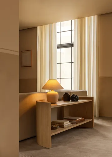 Crescent hylle - Ubehandlet eik, 150x60 cm - Audo Copenhagen