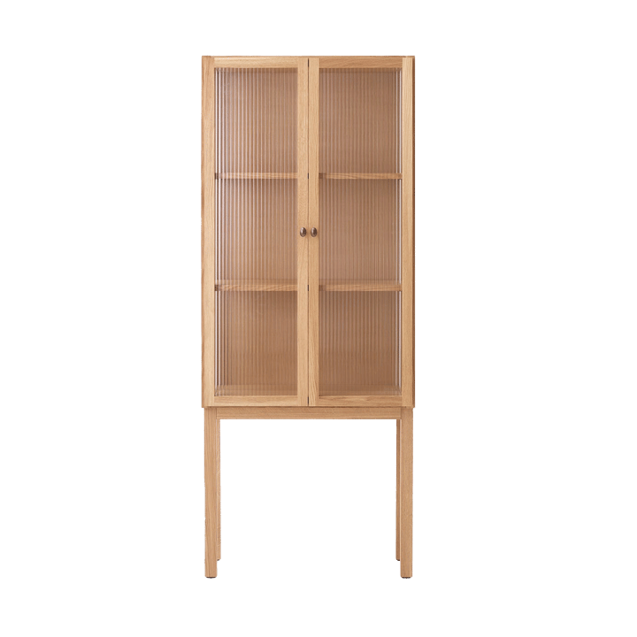 Curiosity skap med glassdører 168 cm - Oak - Audo Copenhagen
