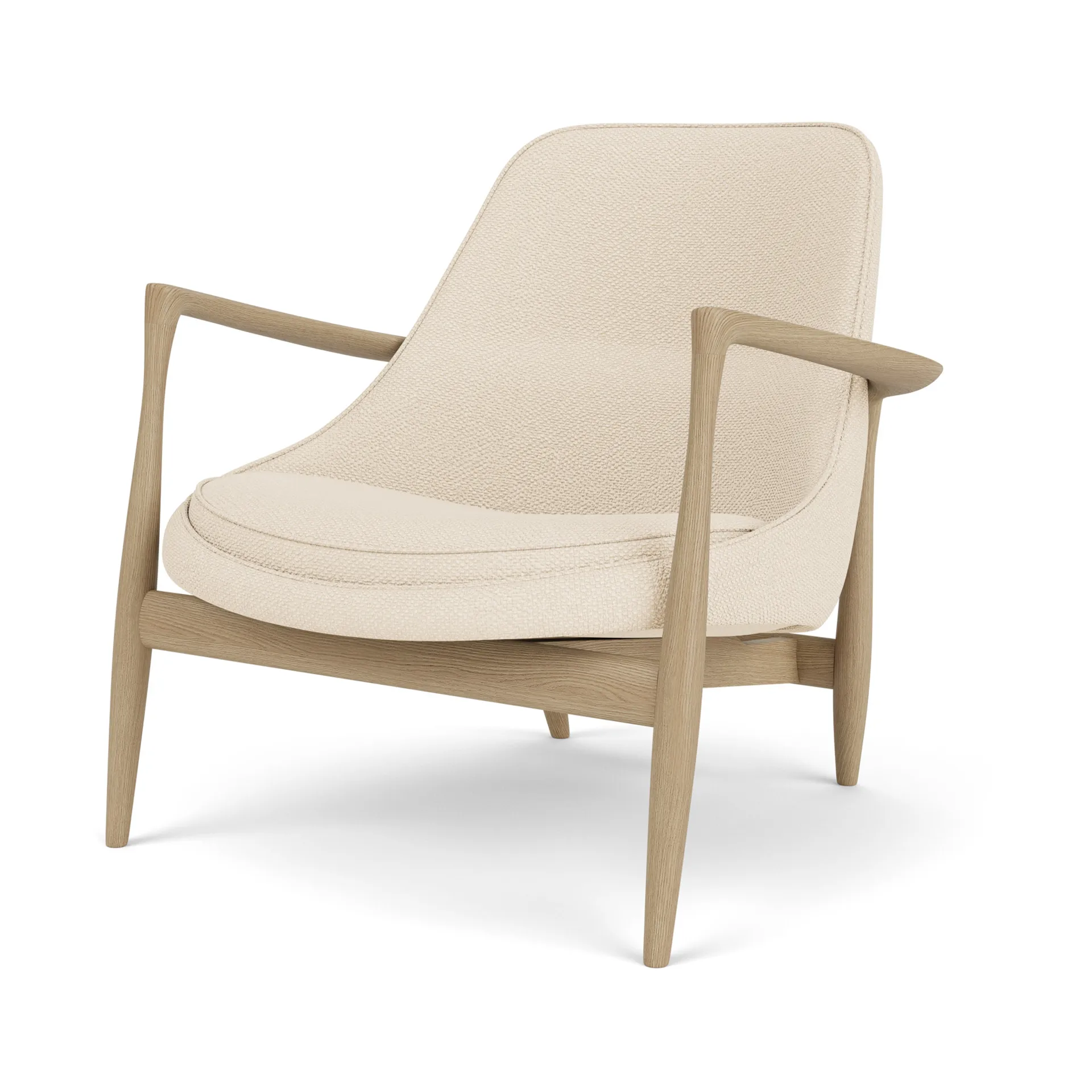 Elizabeth loungestol, Natural oak-Logan Jasmine Audo Copenhagen