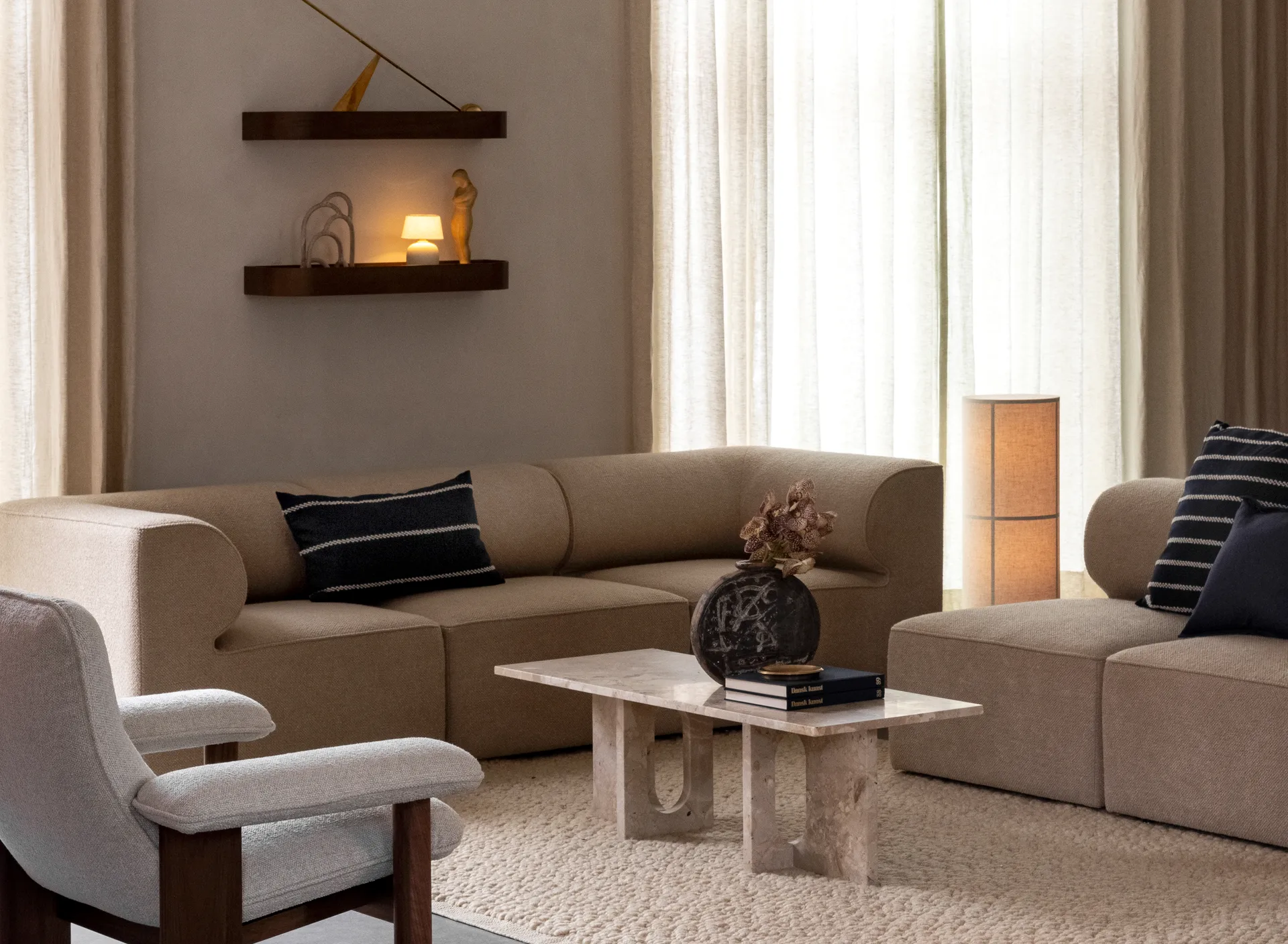 Epoch hylle 79 cm, Mørkbeiset eik Audo Copenhagen