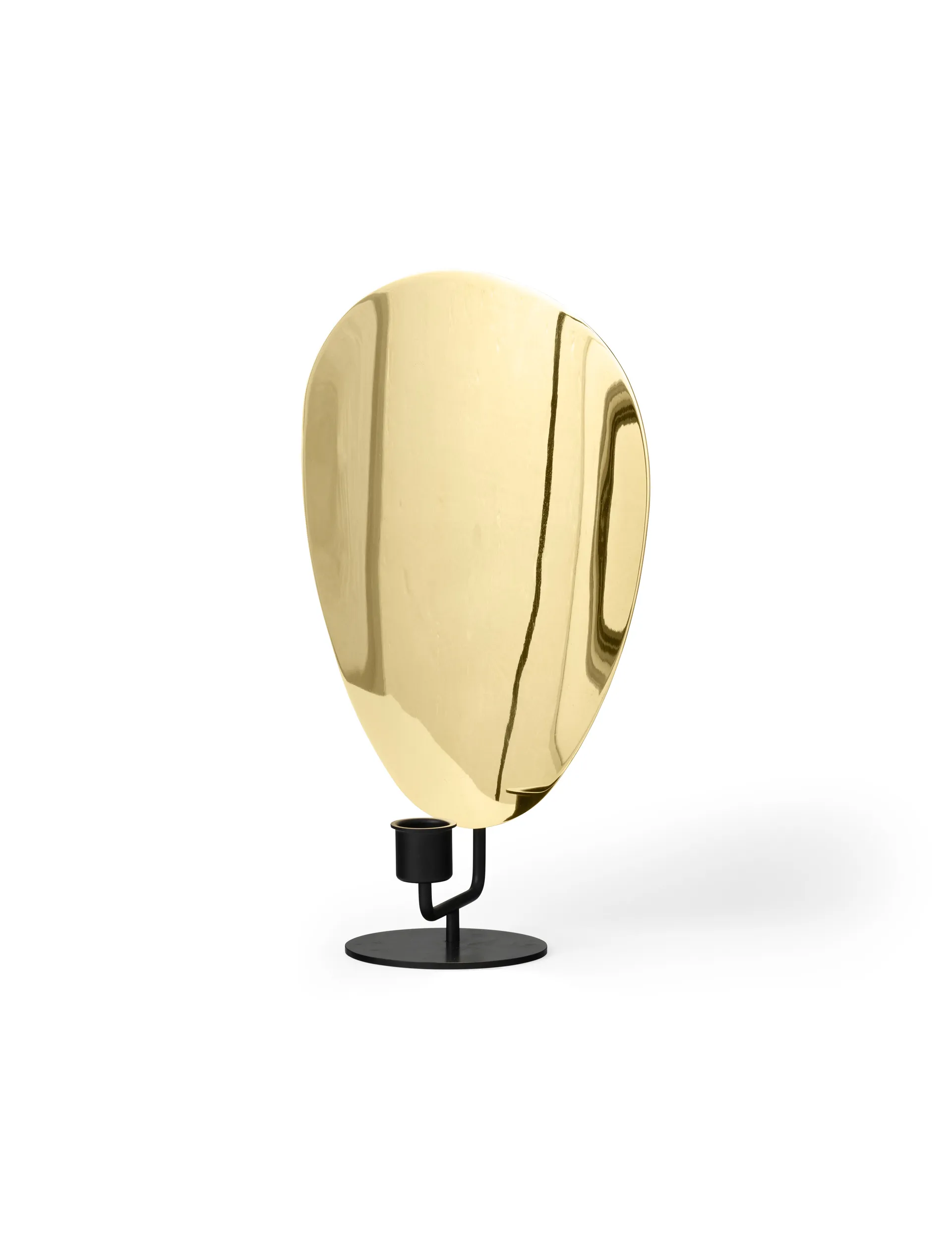 Flambeau lysestake 30 cm, Black-polished brass Audo Copenhagen