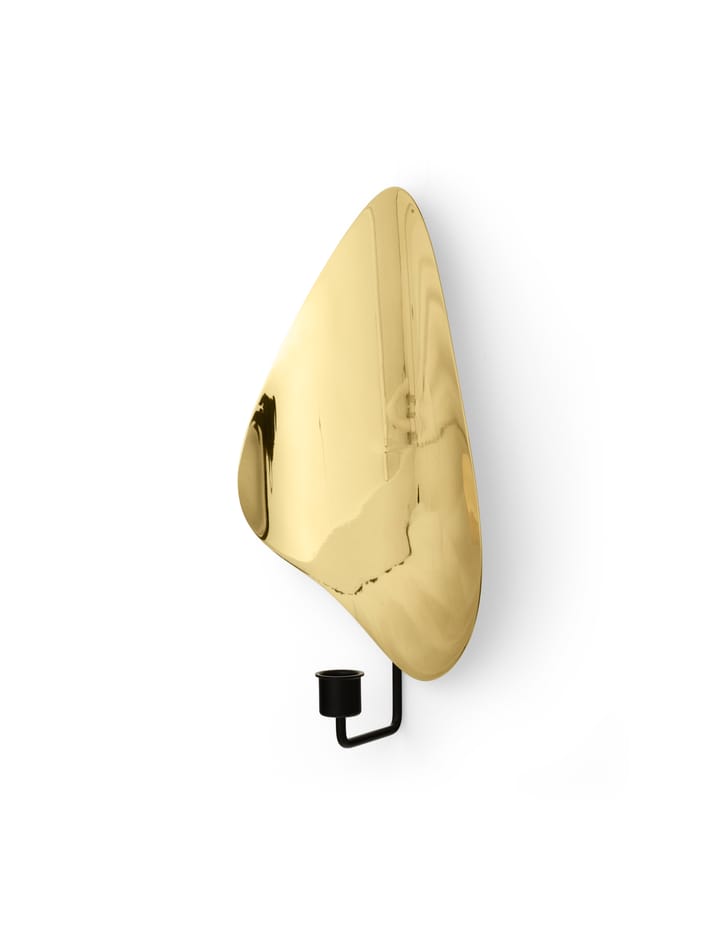 Flambeau lysestake vegg 34 cm, Black-polished brass Audo Copenhagen