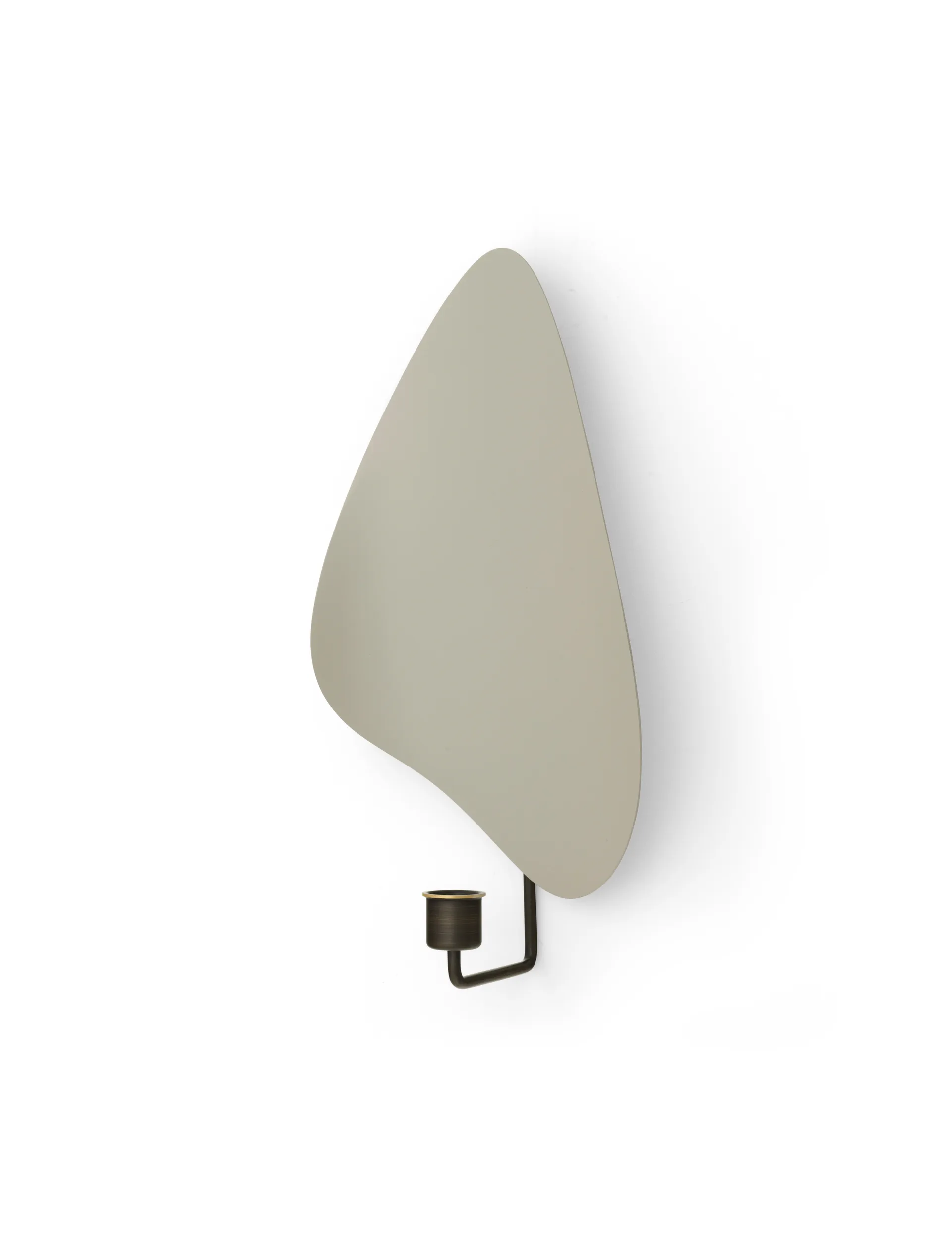 Flambeau lysestake vegg 34 cm, Bronzed brass-grey Audo Copenhagen