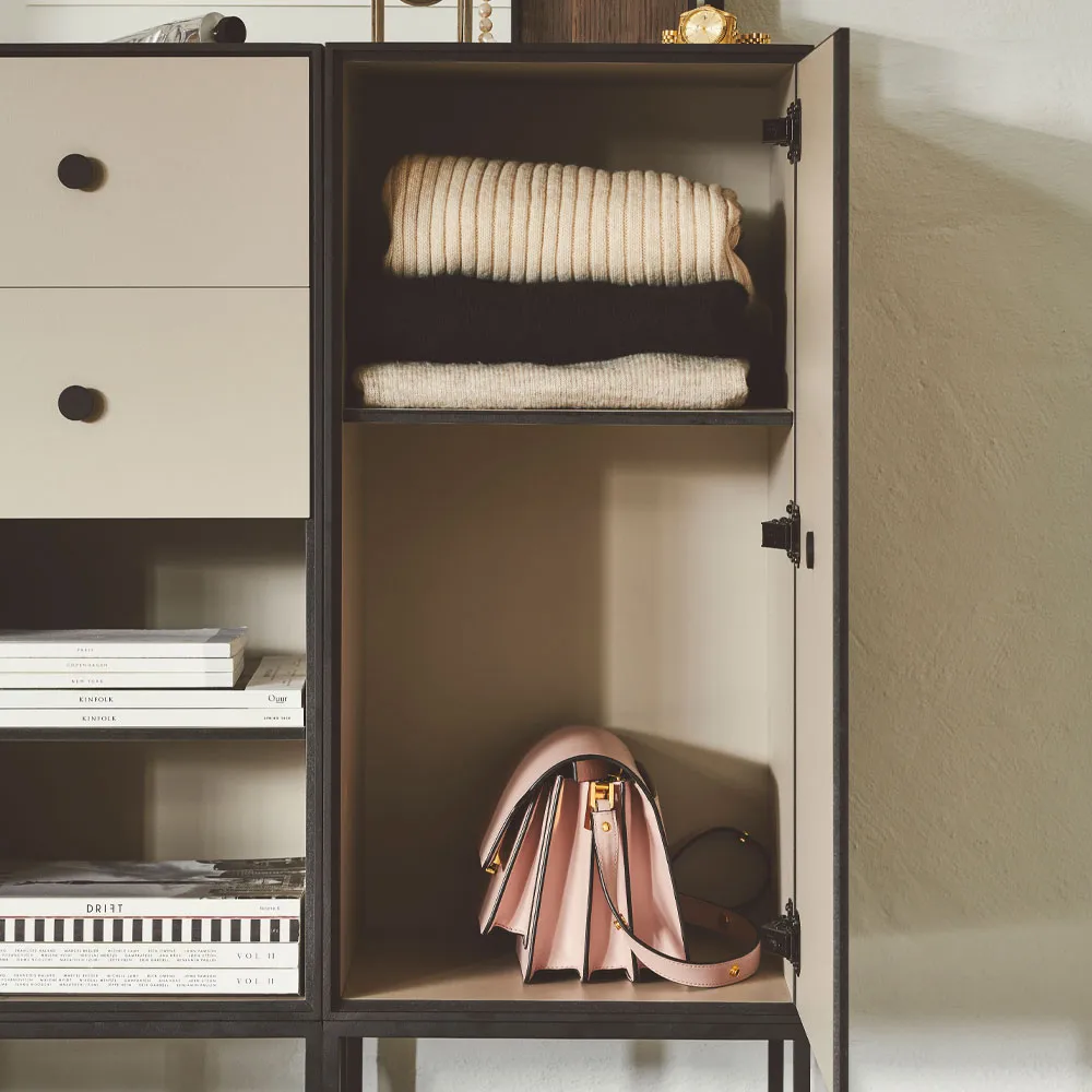 Frame 70 oppbevaring, light grey, 2 hylleplater Audo Copenhagen
