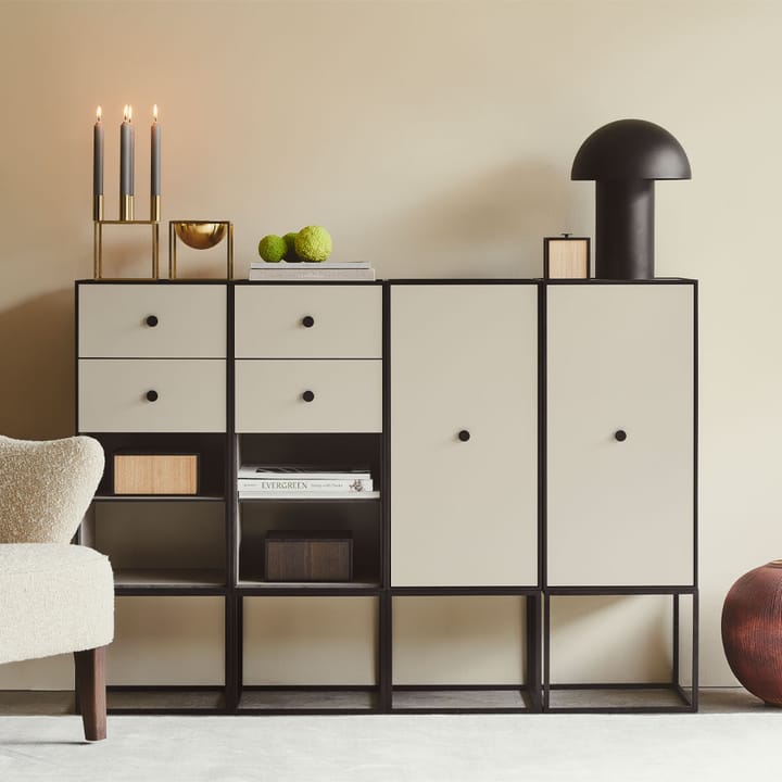 Frame 70 oppbevaring, light grey, 2 hylleplater Audo Copenhagen