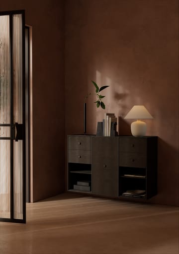 Frame 70 oppbevaring - smoked oak, dør, 2 hylleplater - Audo Copenhagen