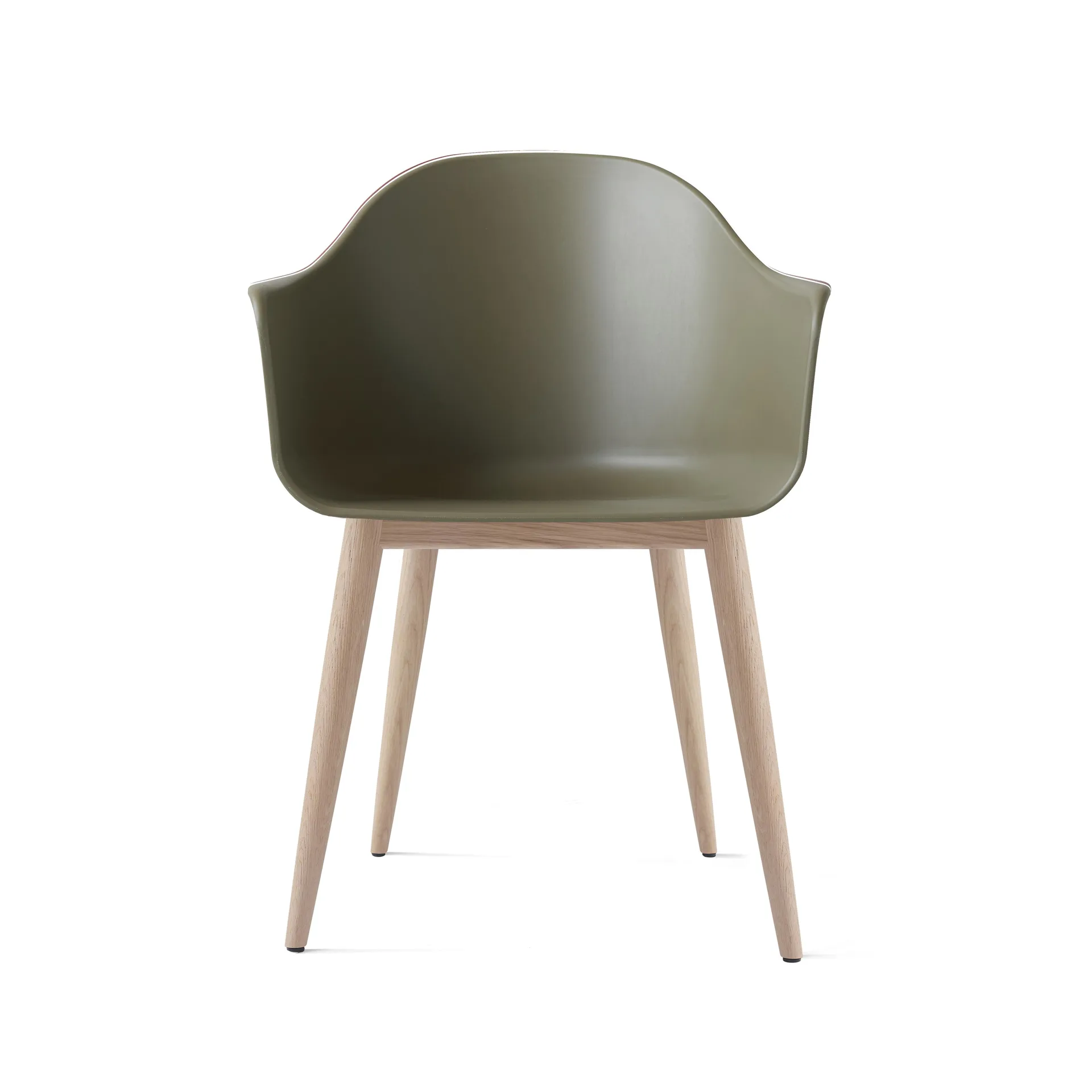 Harbour chair stol armlene, eikebein, olive Audo Copenhagen