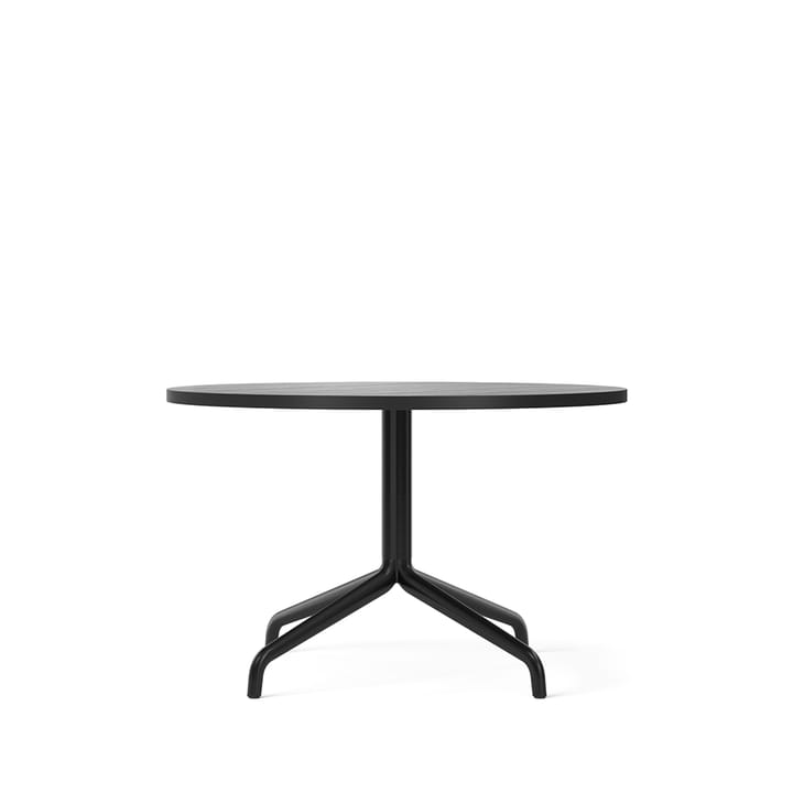 Harbour Column loungebord - oak black, sort stålstativ - Audo Copenhagen